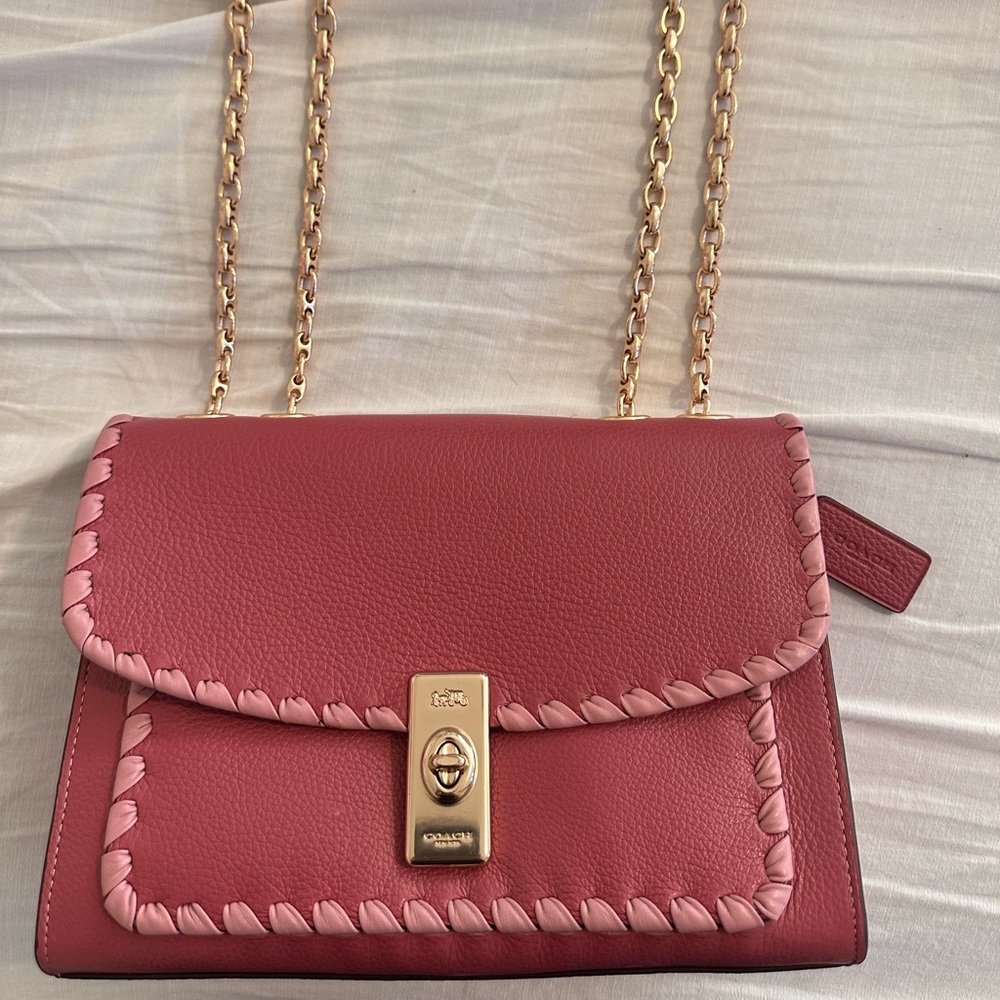 Coach purse. Pebble leather